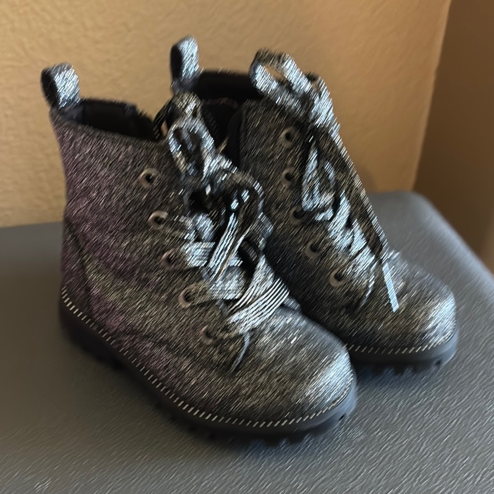 Cynthia Rowley Black Combat Boots for Baby/Toddler